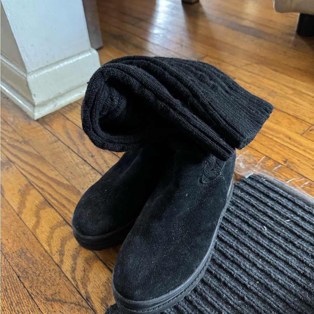 Black Suede Ankle Boots